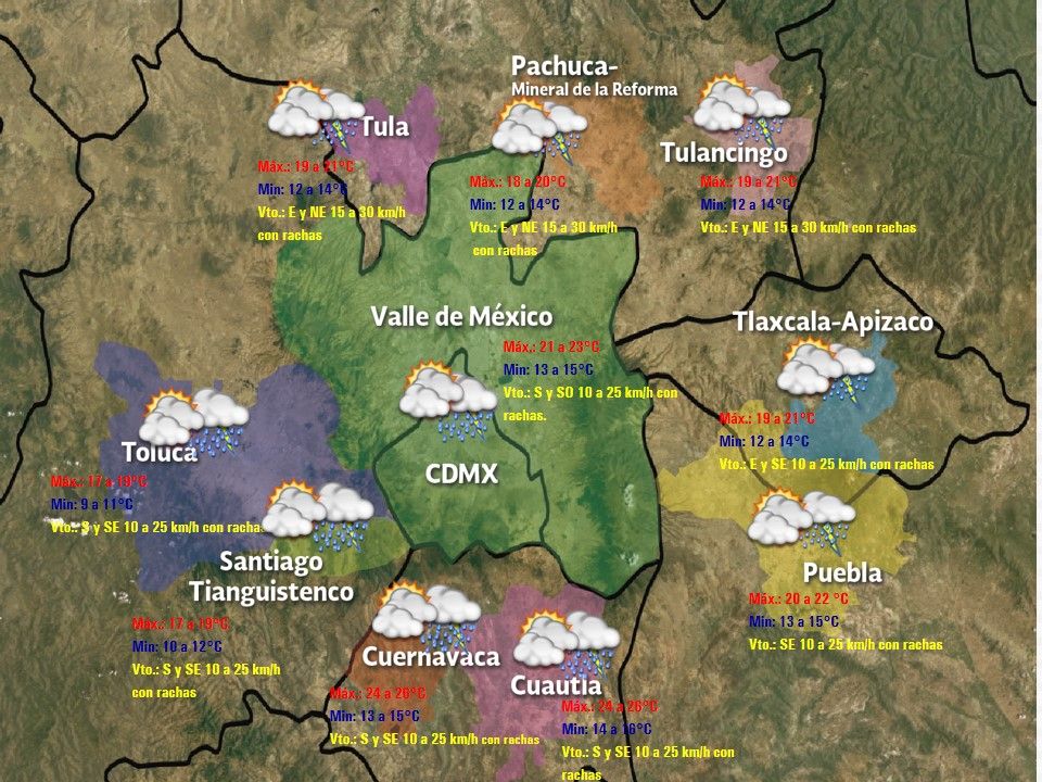 Depresión tropical 14-E generará tormentas en varios estados del país - VDM-3008