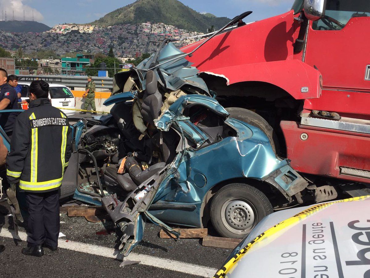 Accidente en la México-Pachuca deja un muerto - accidente-pahcua-.mexico