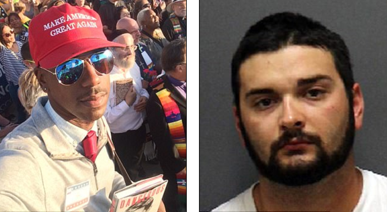 #Video: Hombre golpea a partidario de Trump - agrasión