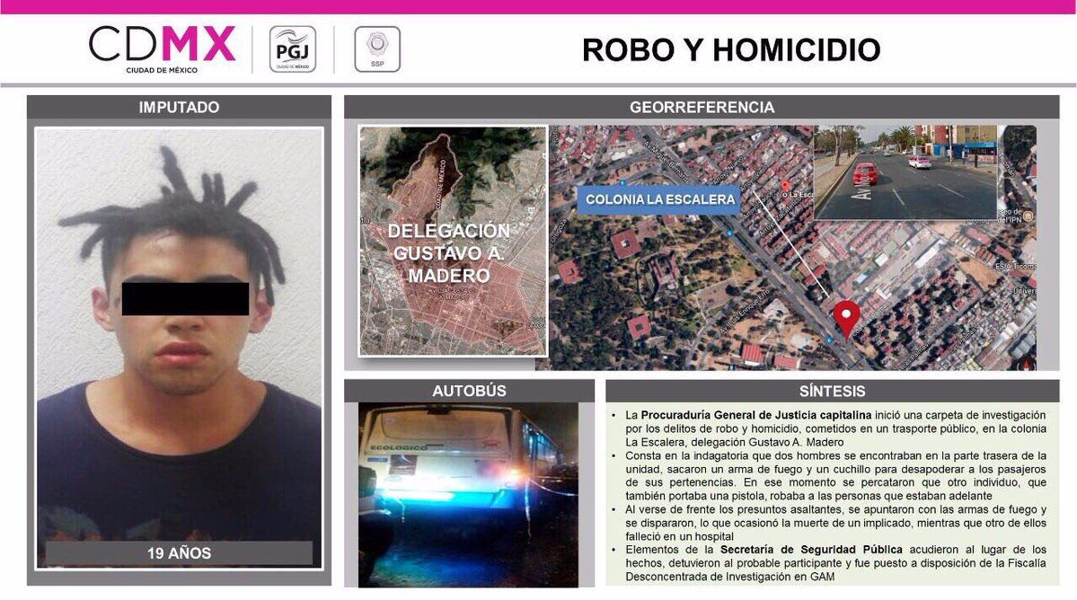 Disputa entre asaltantes en transporte público deja dos muertos - asaltantes1