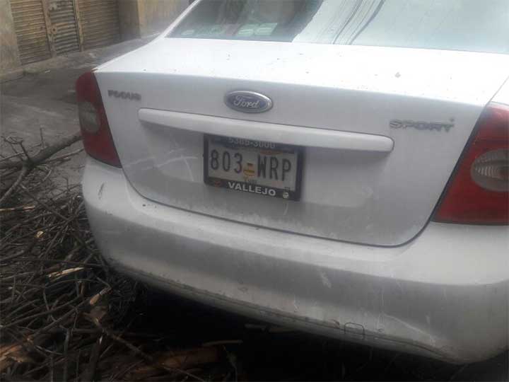 Árbol cae sobre dos coches en Santa María la Ribera - árbol2
