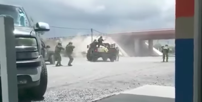 #Video Tiroteos entre sicarios y elementos de la Sedena en Tamaulipas