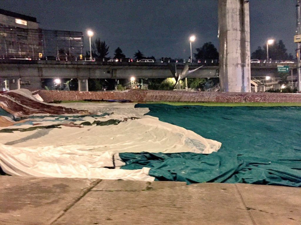 Lluvia provoca caída de bandera en San Jerónimo - bandera-san-jeronimo1-1024x768