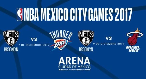 Boletos para partidos de la NBA en México a la venta el 1 de septiembre