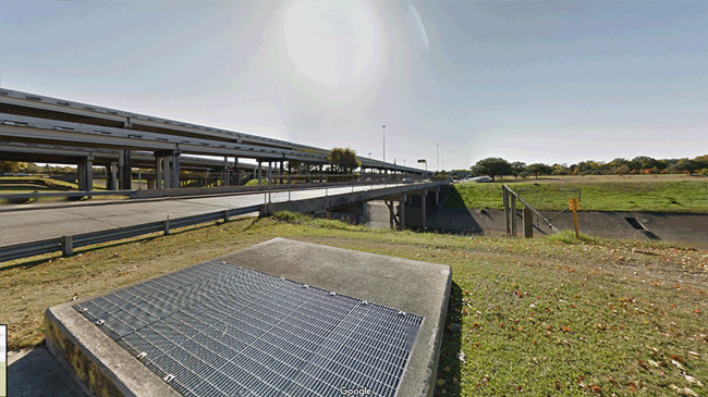 El antes y después del paso de Harvey por Houston - brays-bayou-sudduth