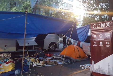 Plantón de CNTE en Bucareli deja pérdidas por más de 6 mdp - campesinos-planton-segob-bucareli-morelos-milenio-noticias_MILIMA20170809_0066_8