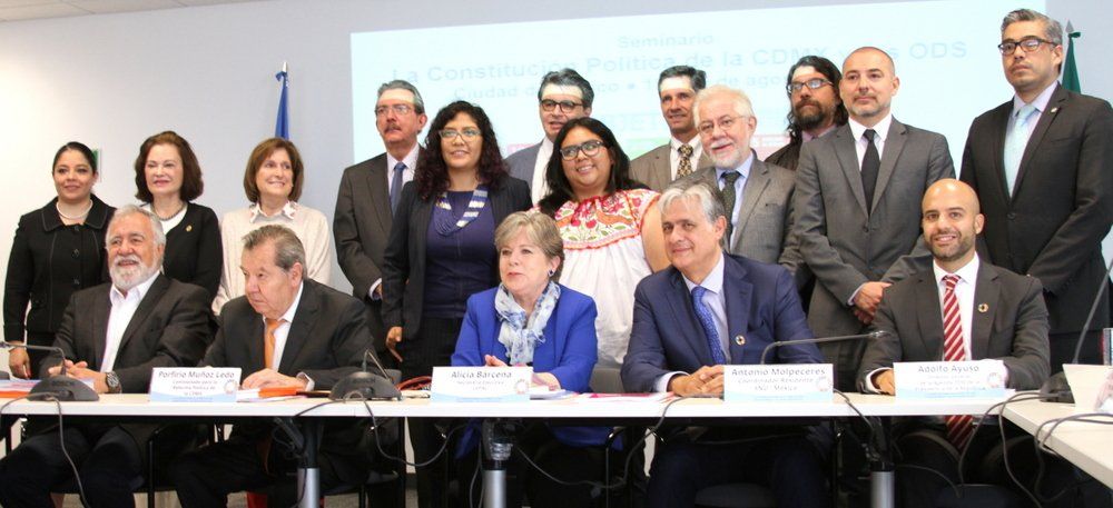 ONU y CEPAL reconocen sincronía de la Constitución de la Ciudad con Agenda 2030