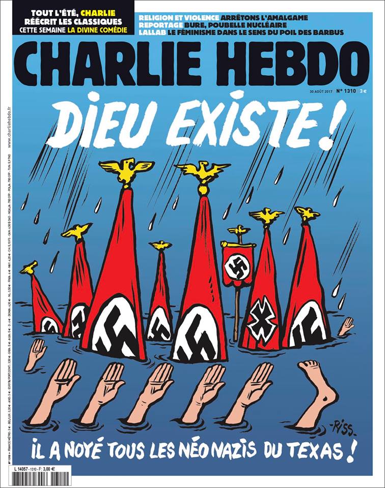 Charlie Hebdo se burla de la tragedia en Texas