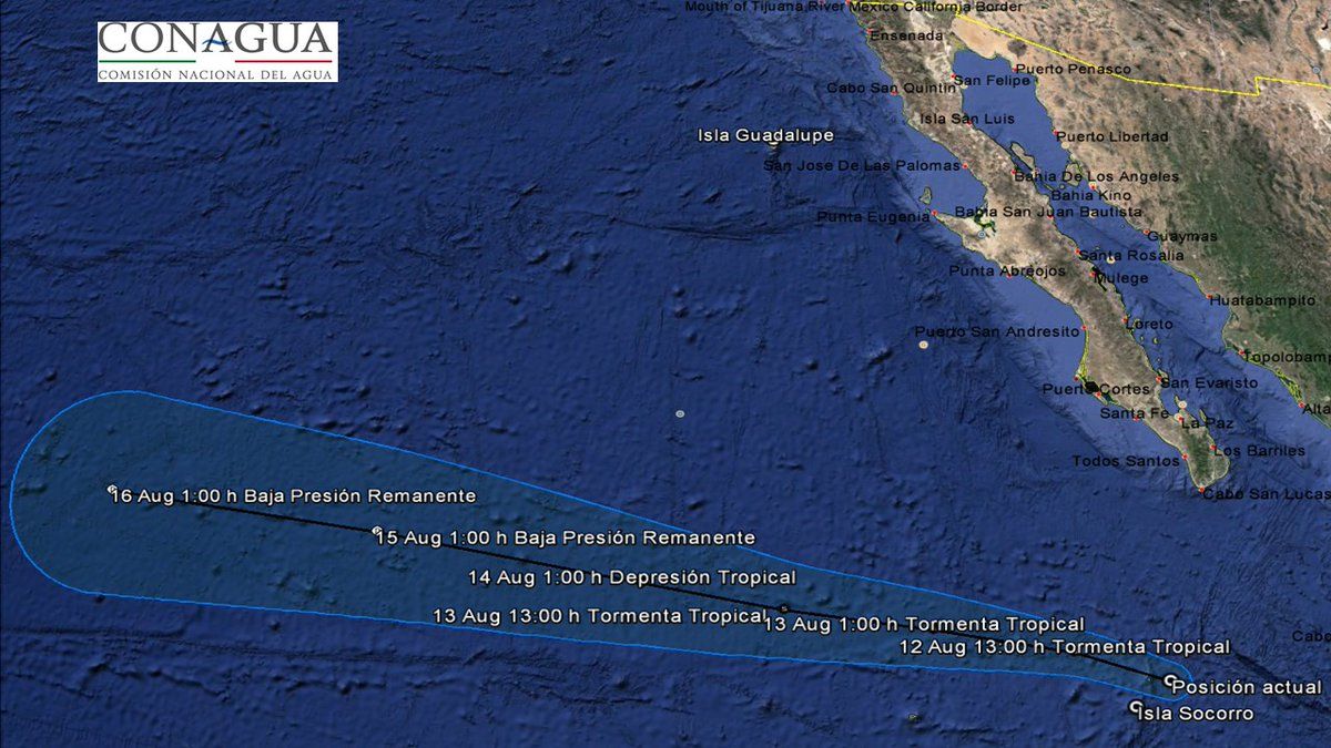 Alertan por tormenta tropical Jova en Baja California Sur Alertan por tormenta tropical Jova en Baja California Sur