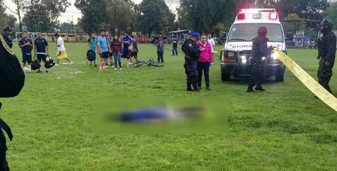 Rayo mata a joven en partido de futbol en GAM