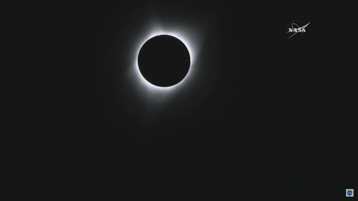#Video Momento del eclipse total en Oregon