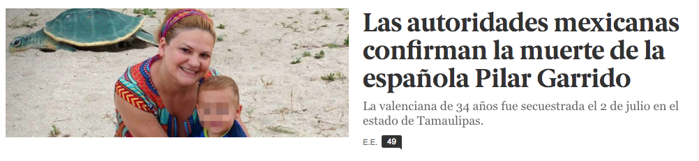 Reacciones de la prensa española a la muerte de Pilar Garrido - el-español