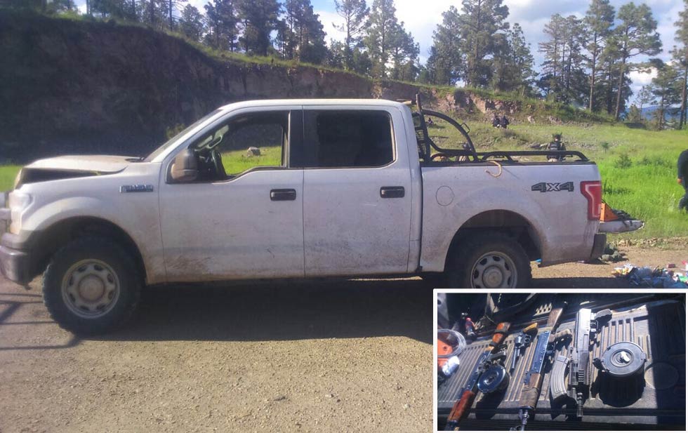 Policías Estatales repelen agresión en Madera, Chihuahua - enfrentamiento-madera2