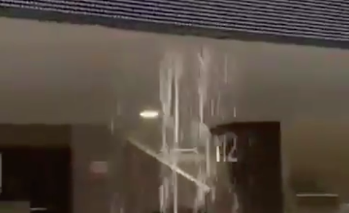 Lluvia deja afectaciones en el nuevo estadio del Atlético de Madrid