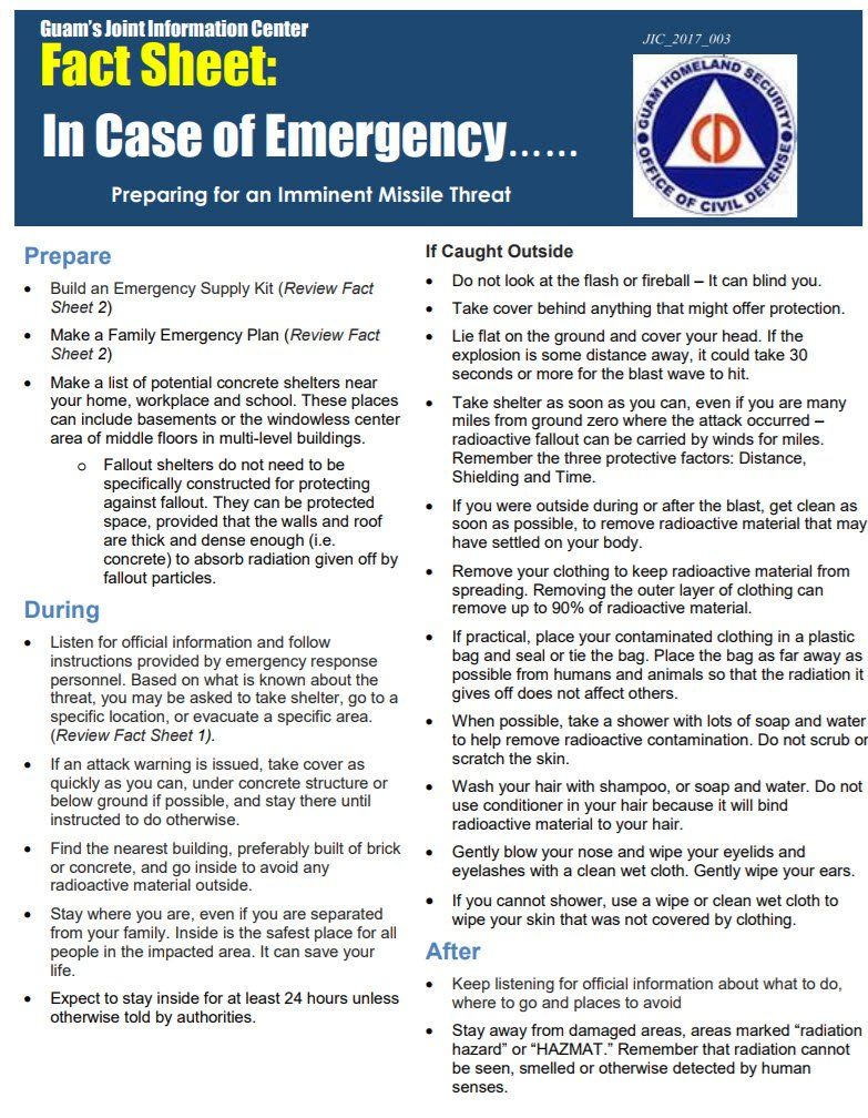 Guam publica guía de emergencia ante amenazas de Corea del Norte - guam-66