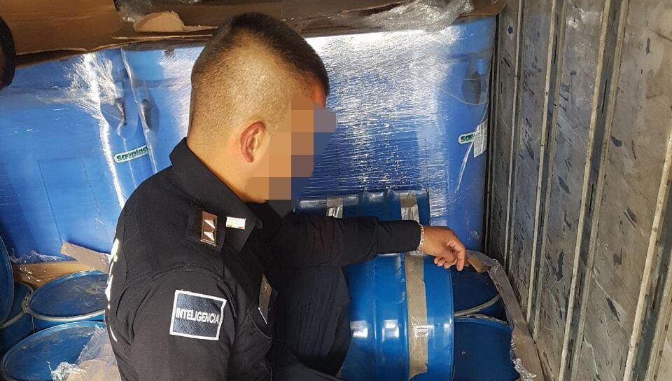 Decomisan 600 litros de precursor químico en Jalisco