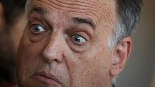 Liga francesa pide desbloquear contratación de Neymar - javier-tebas