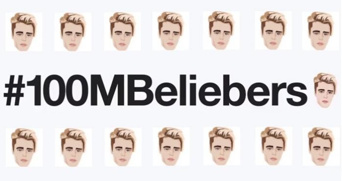 Justin Bieber alcanza 100 millones de seguidores en Twitter - juston-bieber-emoji