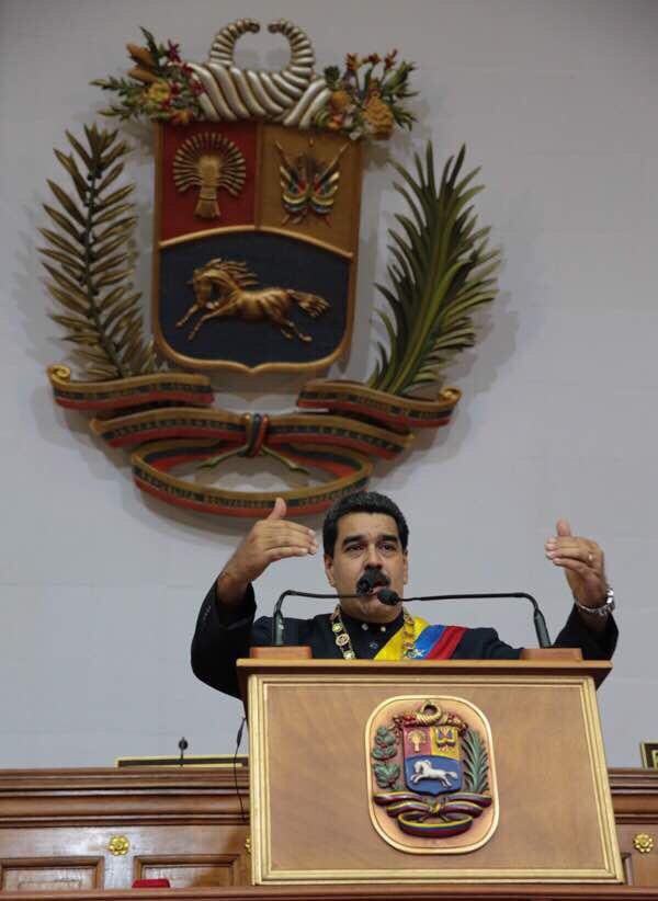 Maduro arremete contra oposición tras sanciones de EE.UU. - maduro2