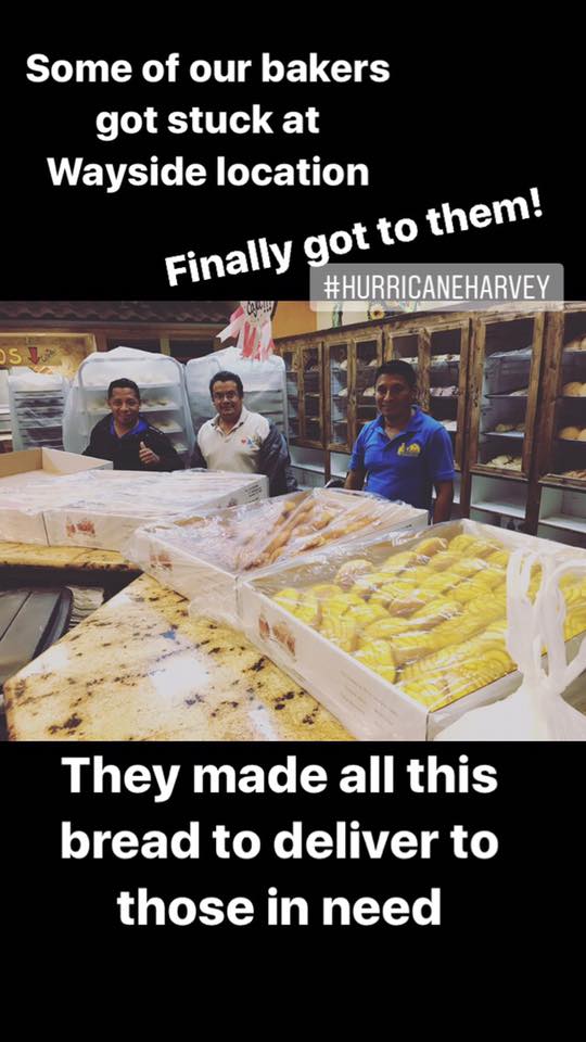 Migrantes hornean pan dulce para damnificados por Harvey - migrantes-pan-dulce1