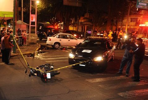 Muere motociclista por choque en Gustavo A. Madero