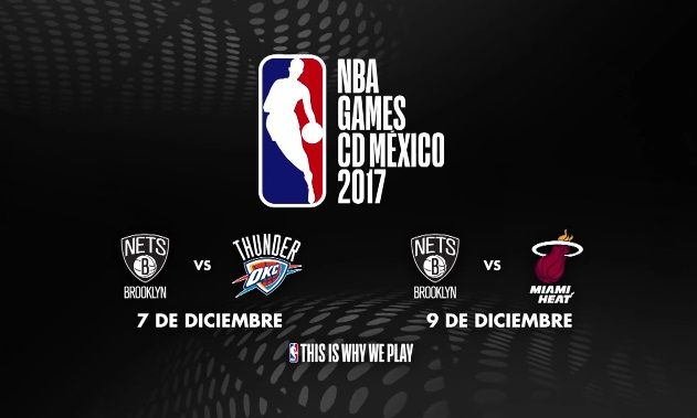 NBA anuncia dos partidos en México para diciembre