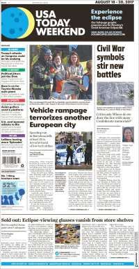 Lozoya y atentado en Barcelona en las primeras planas - periodicos-10