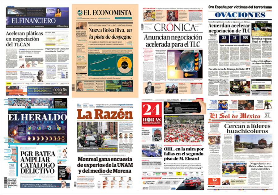 TLC y eclipse en primeras planas - portadas-21-ago1