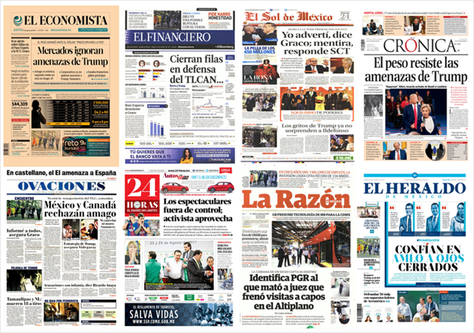 TLC, Paso Express y EE.UU. en primeras planas - portadas-24-ago1