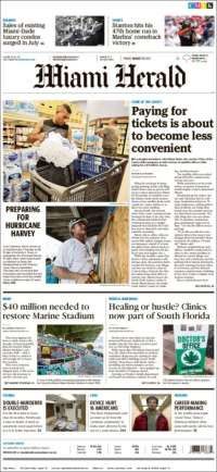 Sheinbaum y Trump en primeras planas - portadas-25-ago-miami-h