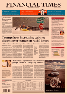 Trump, SRE y Harvey en primeras planas - portadas-28-ago-financial