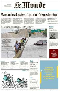 Monreal y Harvey en primeras planas - portadas-29-ago-lemonde