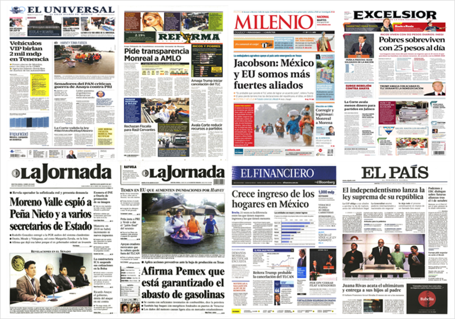 Monreal y Harvey en primeras planas