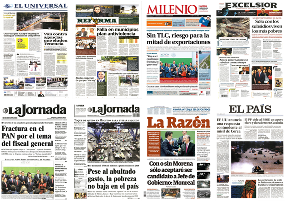 TLC, Monreal y Harvey en primeras planas