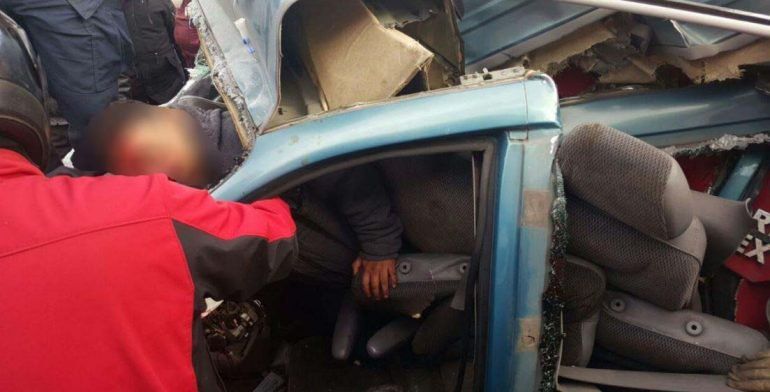 Accidente en la México-Pachuca deja un muerto - rescate-