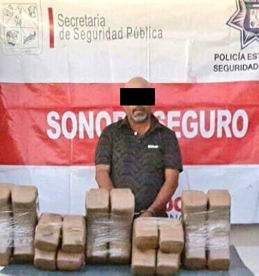 Detienen a sujeto que transportaba mariguana en las llantas - sonora