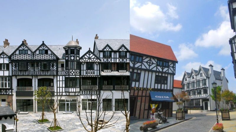 Así son las ciudades fantasma en China - thames-town-china