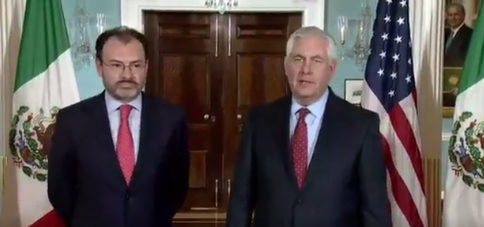 Tillerson agradece ayuda de México tras el paso de Harvey