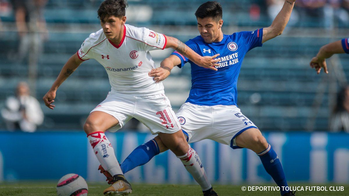 Cruz Azul y Toluca empatan a 0 en el Azul