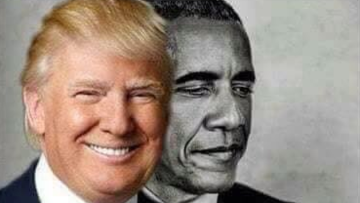 Donald Trump retuitea meme contra Barack Obama