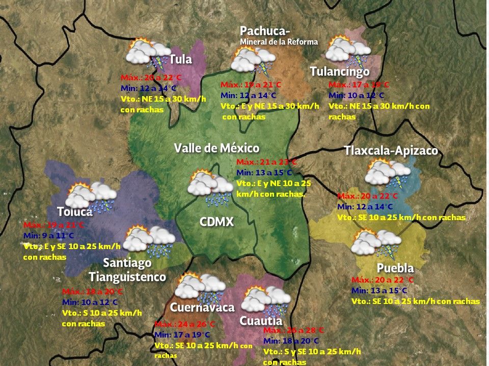 Tormenta Lidia mantiene las lluvias en gran parte del país - vdm-3108