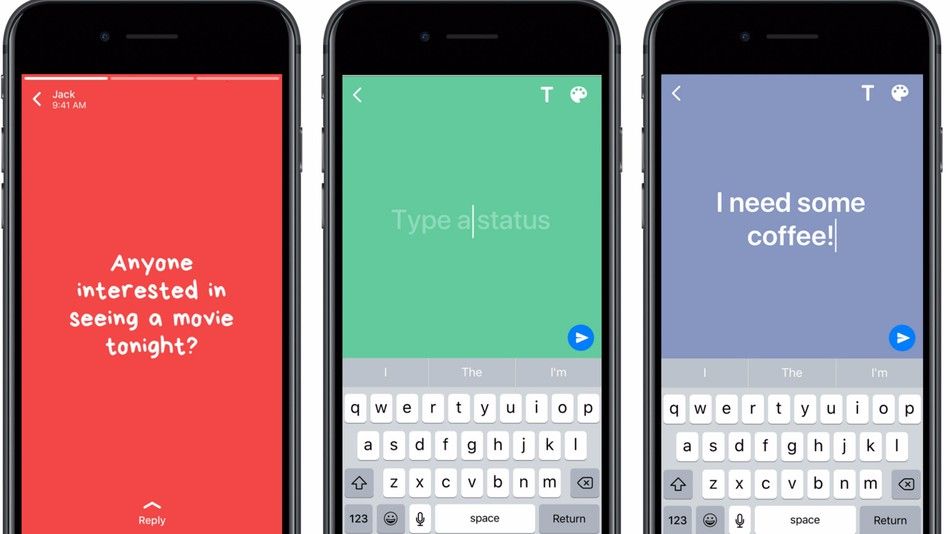 WhatsApp agrega ‘estados’ coloridos y enlaces a sitios web