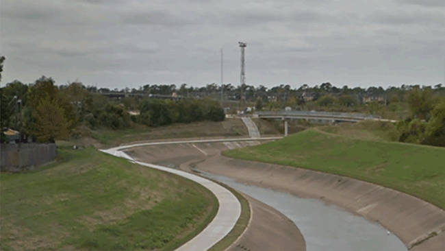 El antes y después del paso de Harvey por Houston - white-oak-bayou-instagram