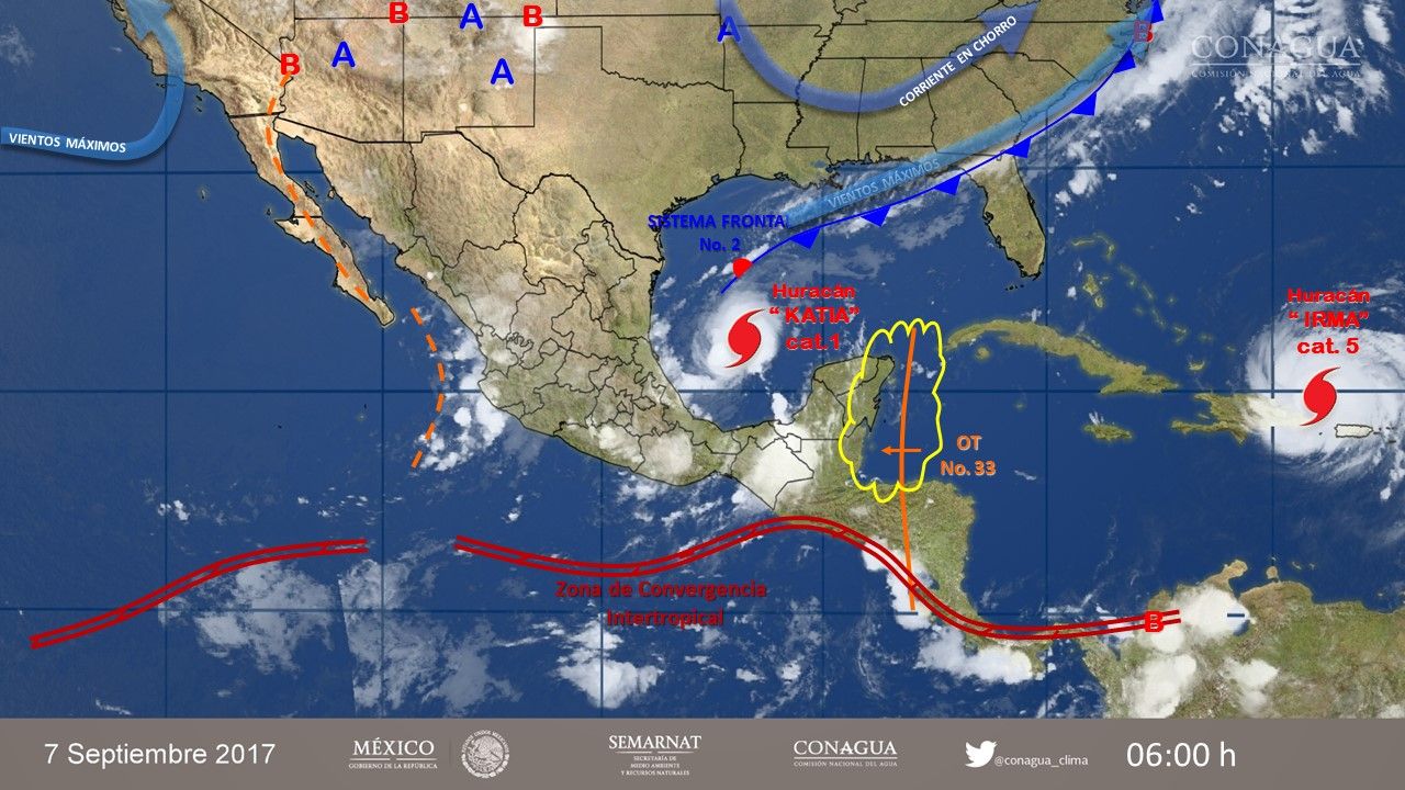 Continuarán las tormentas fuertes en todo el país - 0709-3