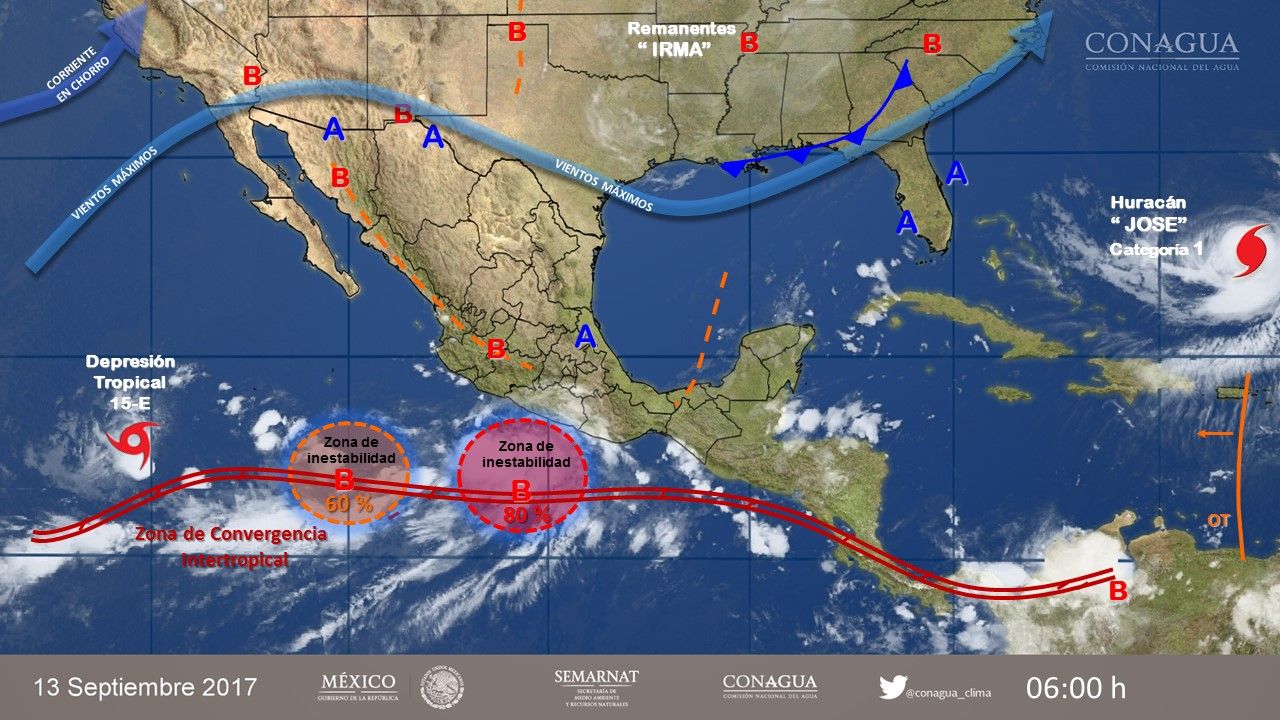 Lluvias de distinta intensidad afectarán gran parte del país - 1309