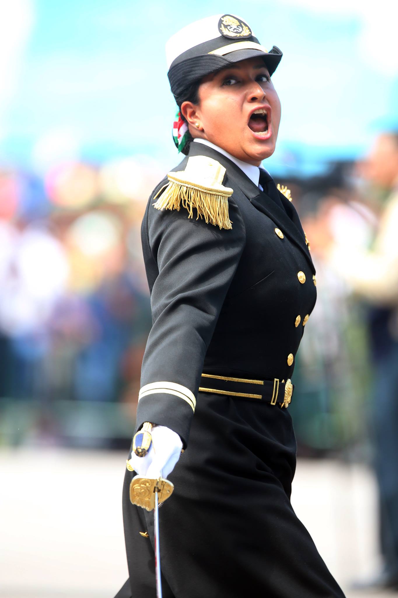 Mujeres dirigen por primera vez contingentes en Desfile Militar - 21752818_10155714871949337_7618599267812726750_o