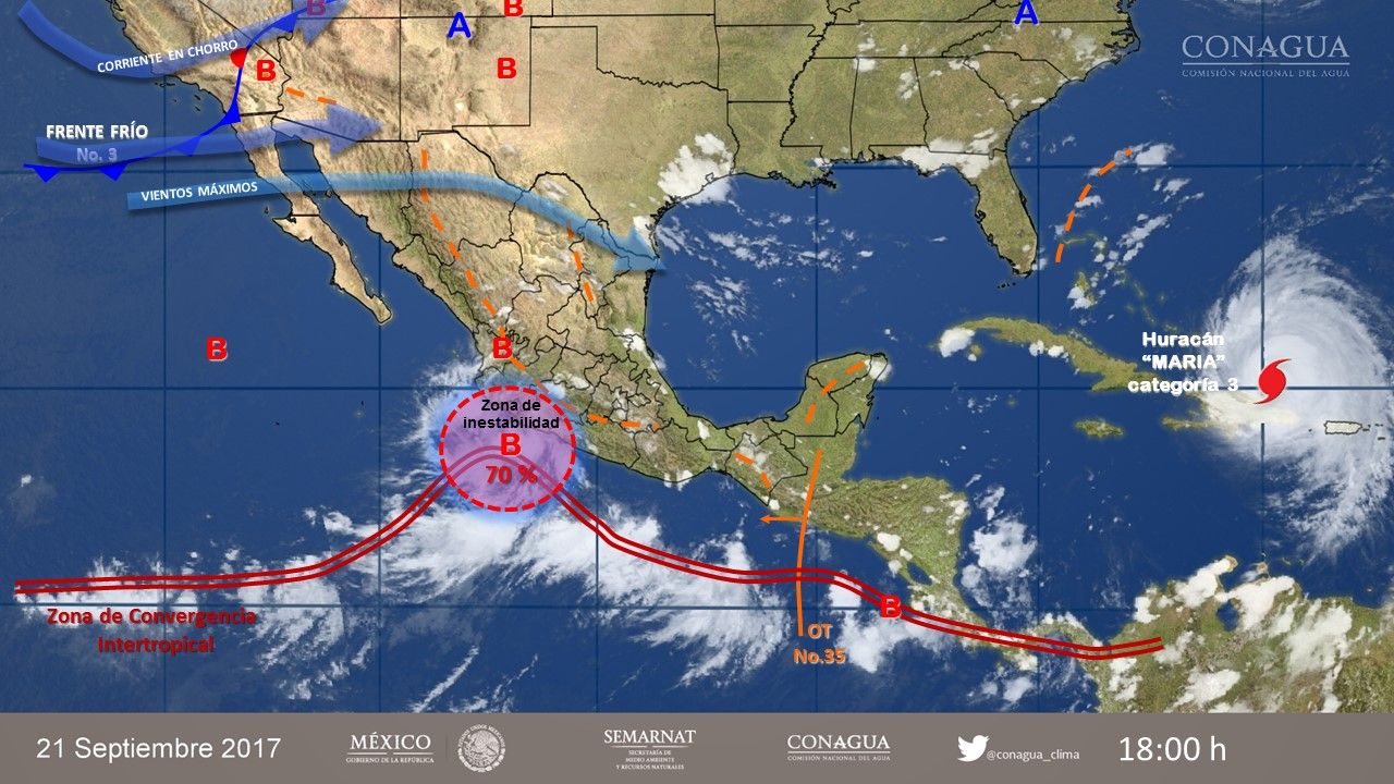 Tormentas fuertes afectarán gran parte del país - 2209