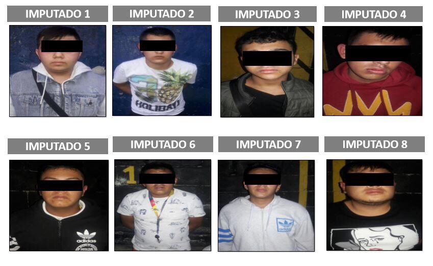 Detienen a nueve que intentaron robar autos de estacionamiento