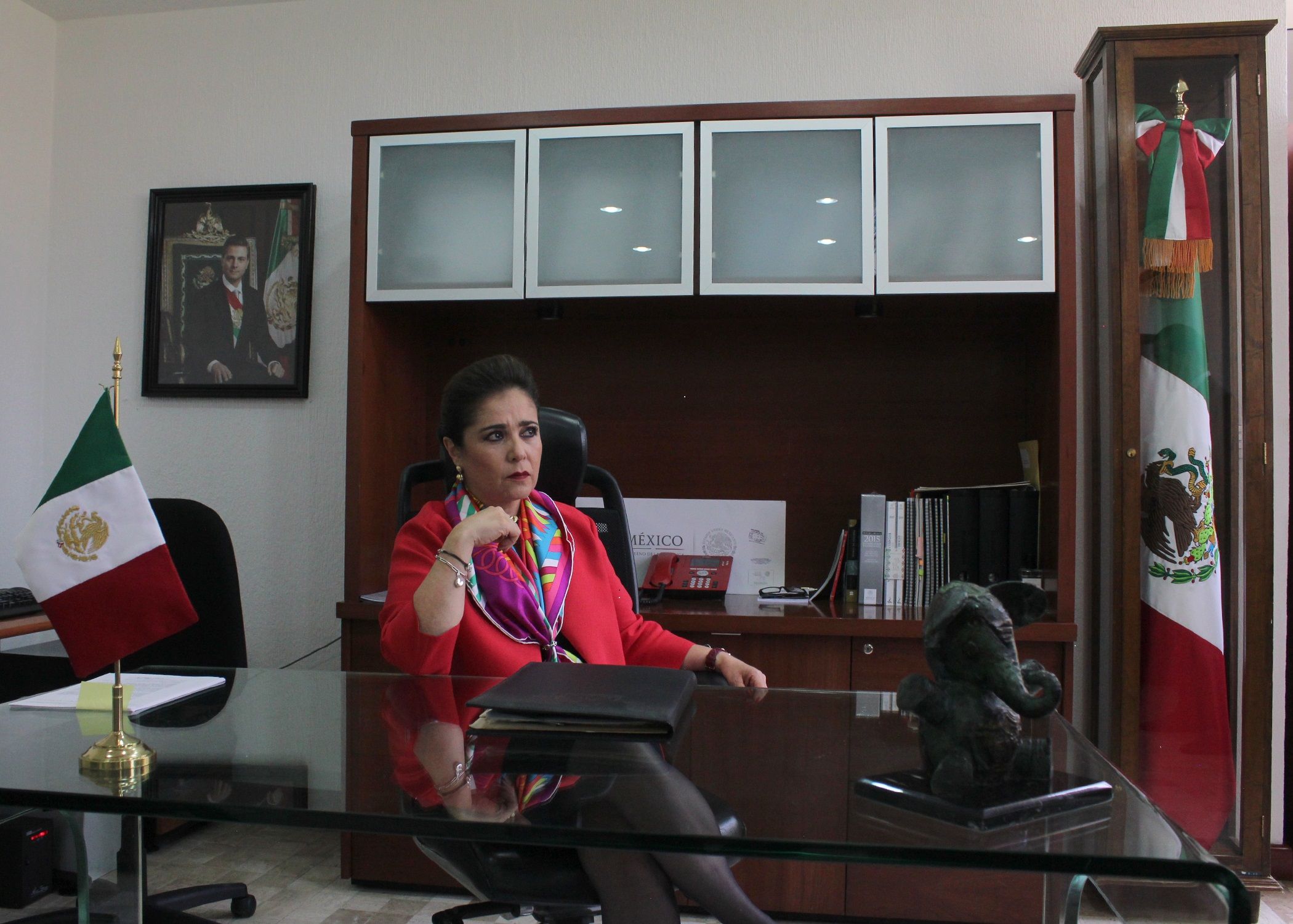 Patrones no podrán descontar salario si trabajador faltó por sismo - Aurora-Cervantes-Martínez-Foto-de-Gobierno-de-México