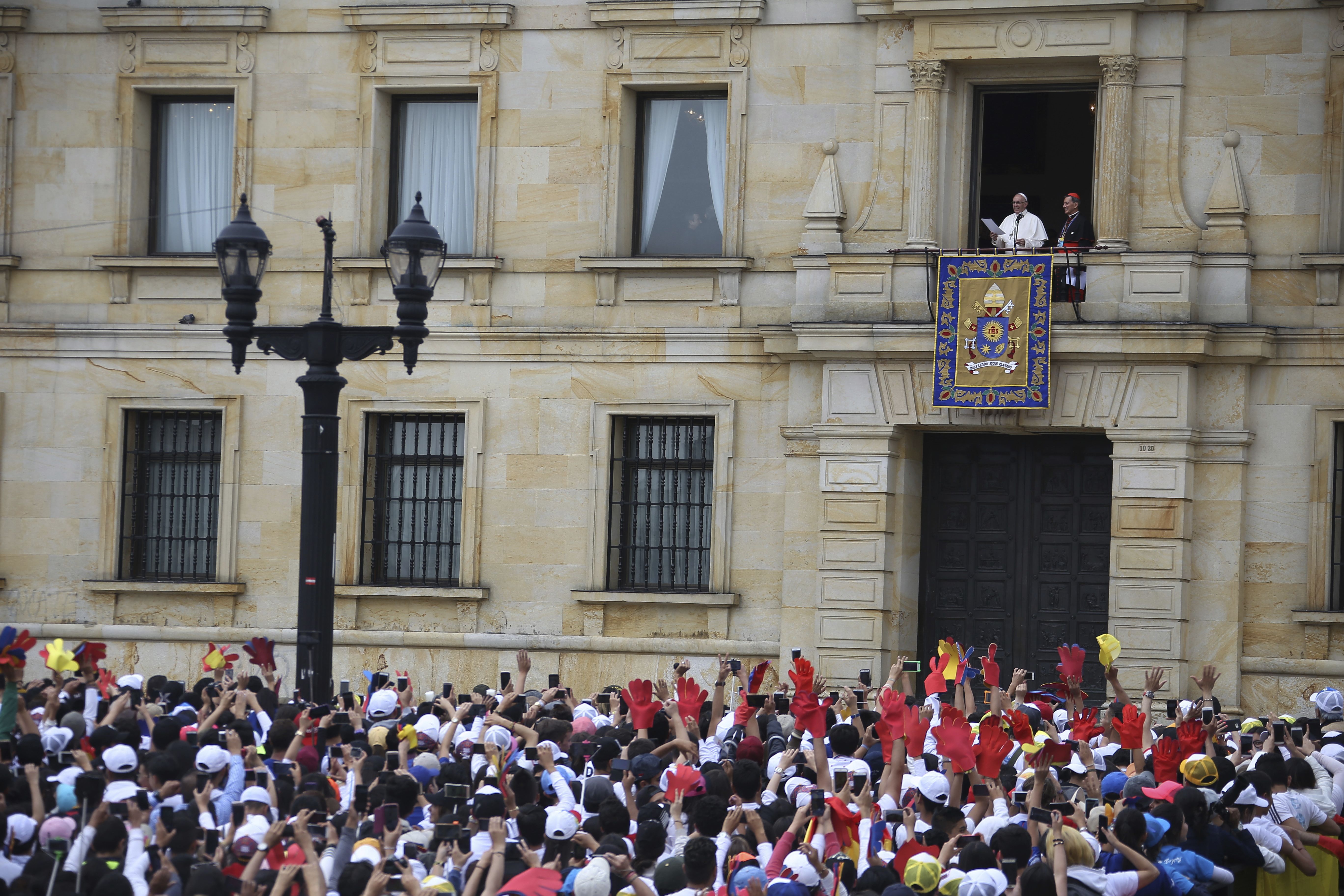 El primer discurso del Papa Francisco en Colombia - COLOMBIA-PAPA_De-l-1
